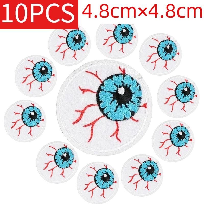 Wholesale Lots of Lots of Christmas Style Embroidery Horror Skull Patches Santa Pumpkin Thanksgiving Ironing Bag Decoration