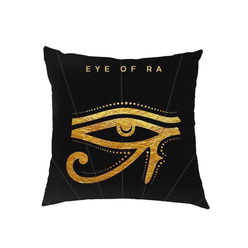 Древнеегипетское искусство Наволочки Египет Фараон Анубис Наволочка Око Гора Око Гора Диванные Наволочки для Гостинойzaijicw,(4) 30x30cm