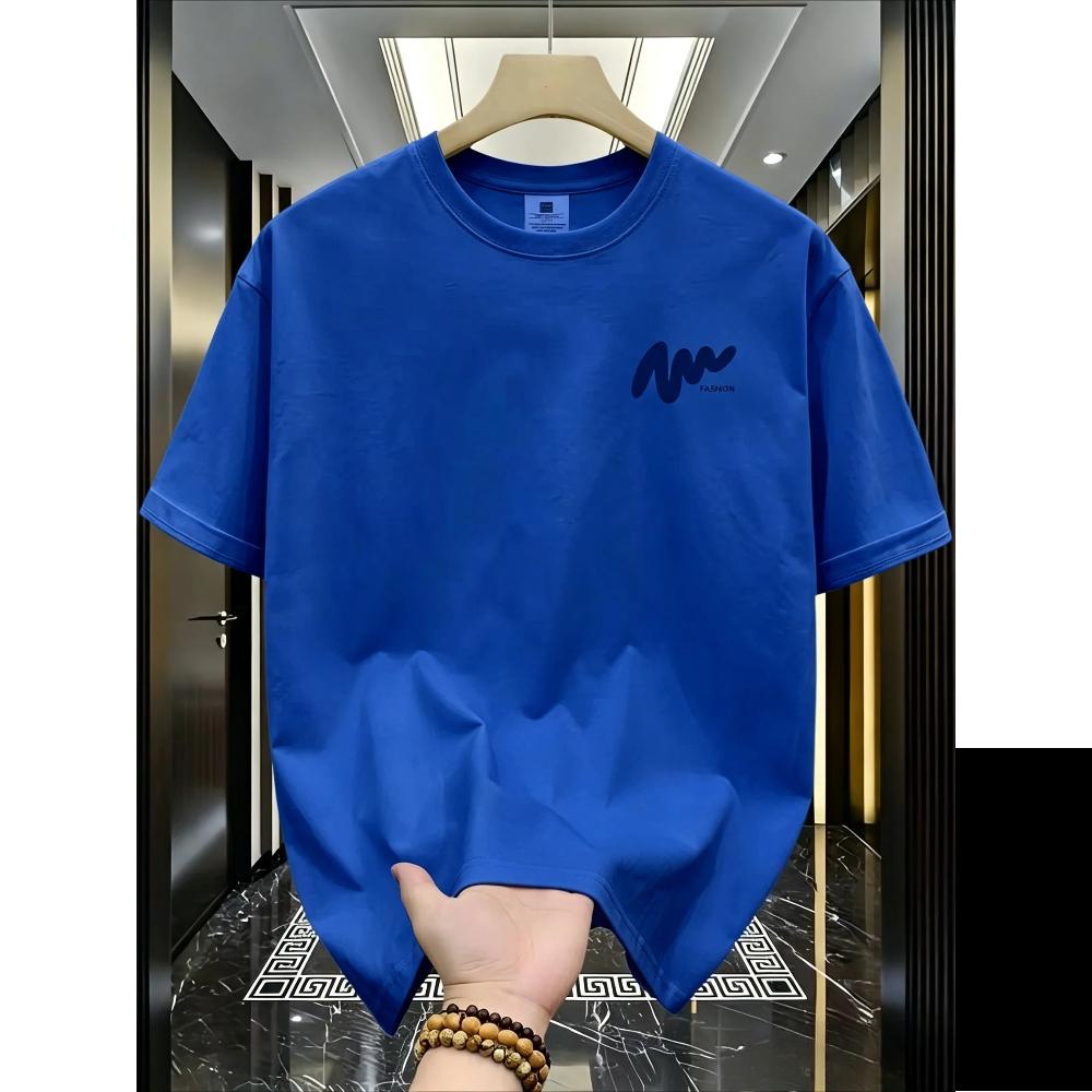Pure Cotton Men's Tops Casual Short-sleeve Comfortable T-Shirts Men’s