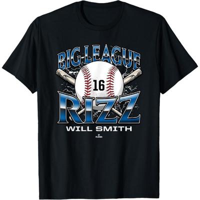 Nagy Ligás Rizz Will Smith Los Angeles Baseball MLBPA Póló