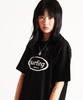 RESPECT Oversized Surfing Short Sleeve T-Shirt (Black)