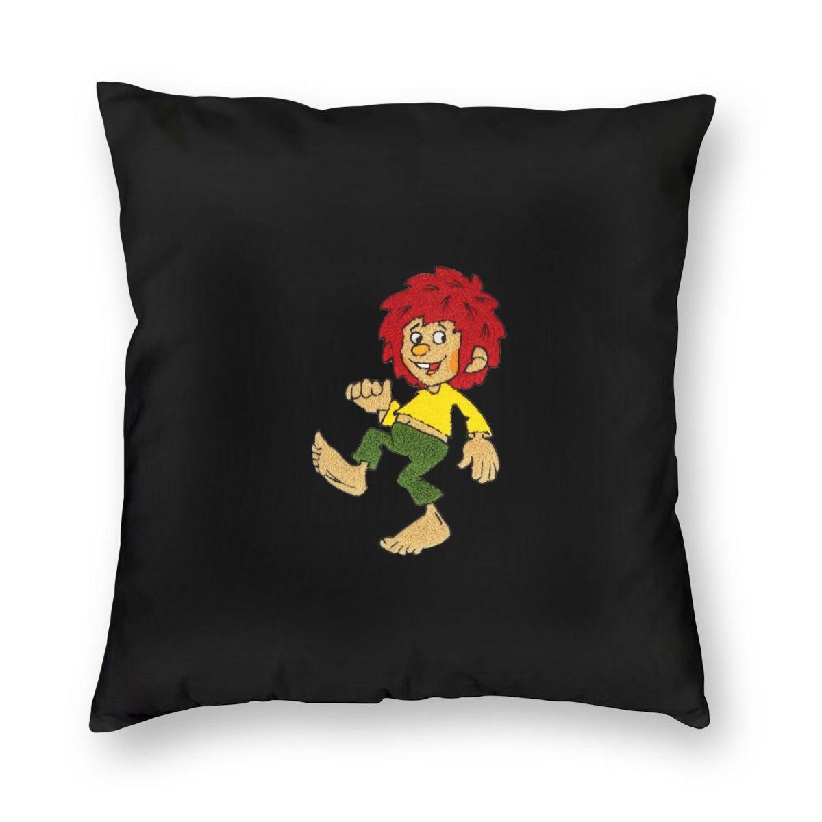 

Pumuckl Headphones Square Pillowcase Pillow Cover Cushion Throw Pillow for Home Sofa Living Room 22x22Inch