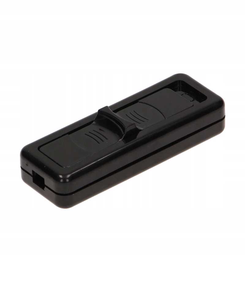 Slide Through Switch 2.5A/250V Black