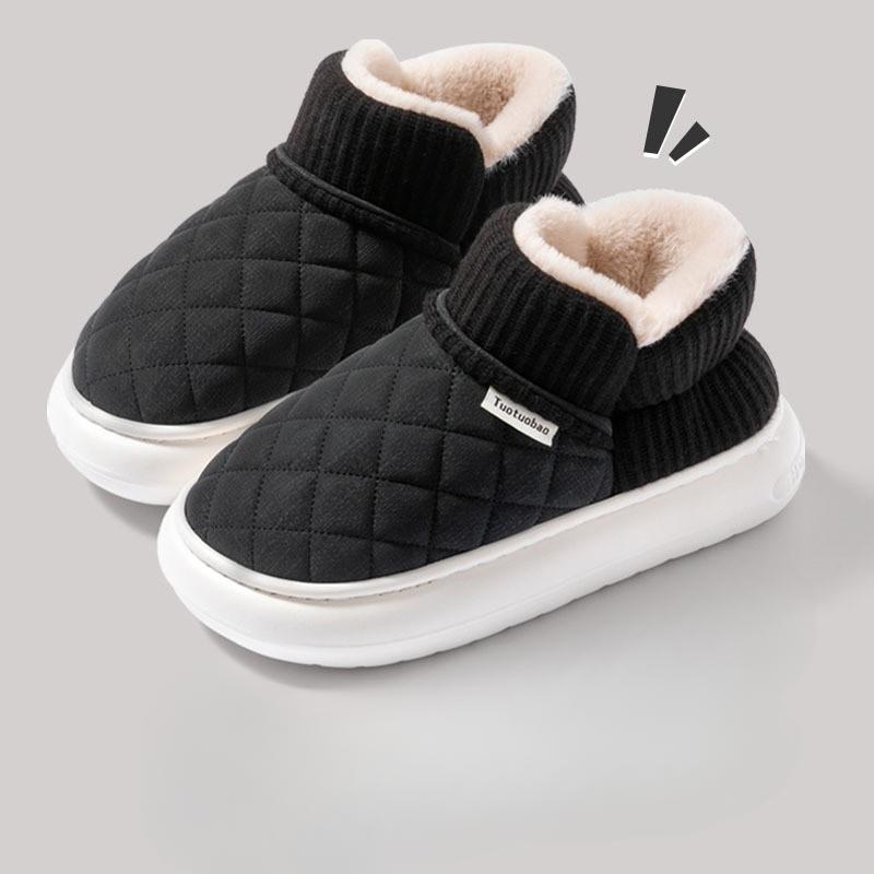 

Зимняя обувь Нескользящая теплая обувь Повседневная и удобная обувь для женщин 44-45 чёрный