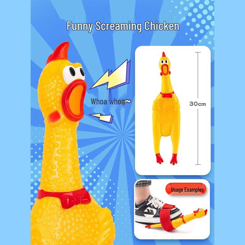 Blindfolded Screaming Chicken Team Game Prop