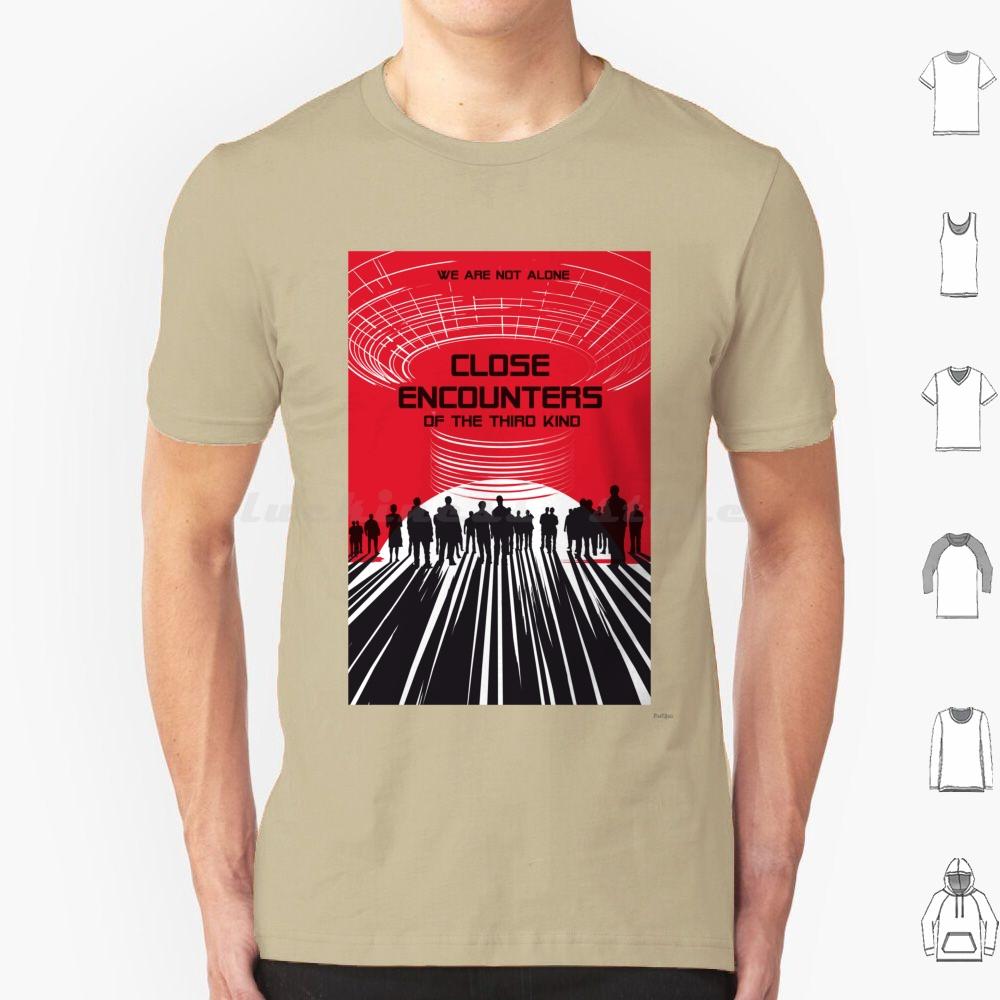 T Shirt 6xl Cotton Cool Tee Movie Cinema Cinephile Retro Scifi Ufo Minimalist I Want To Believe Universe Steven Spielberg