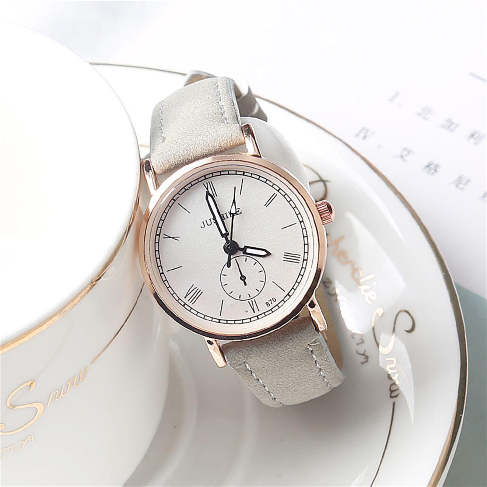 

Женские модные кожаные часы One Size белый