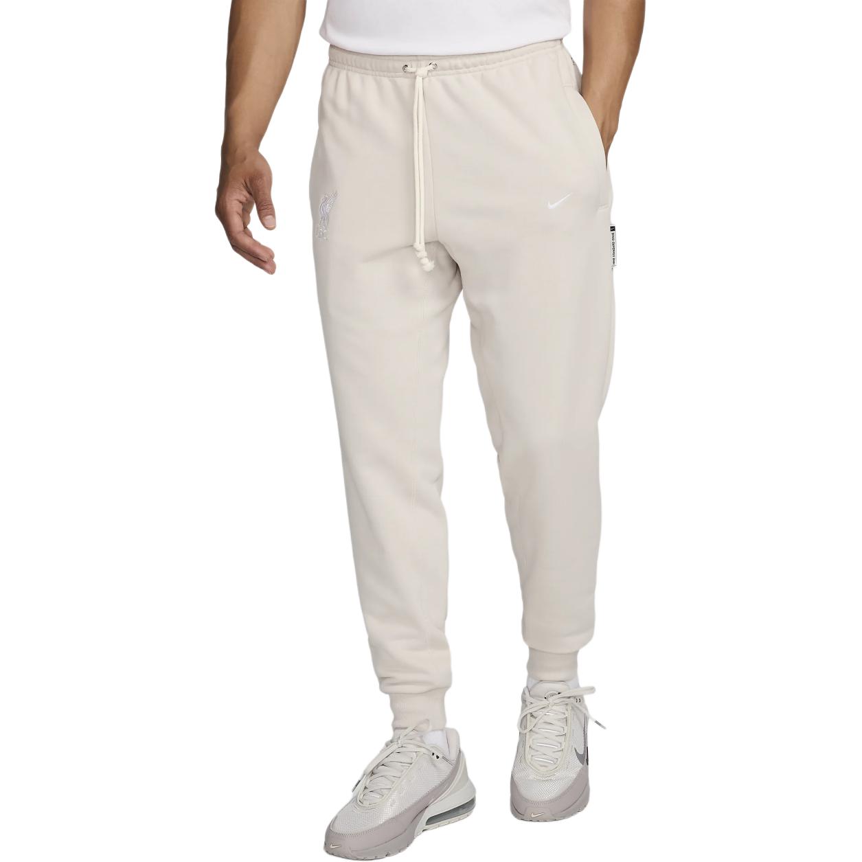 

Nike Liverpool Dri-Fit SS24 F.C. Standard Issue Logo Fashion Tapered Casual Pants Men bottoms Beige FQ3077-104 L