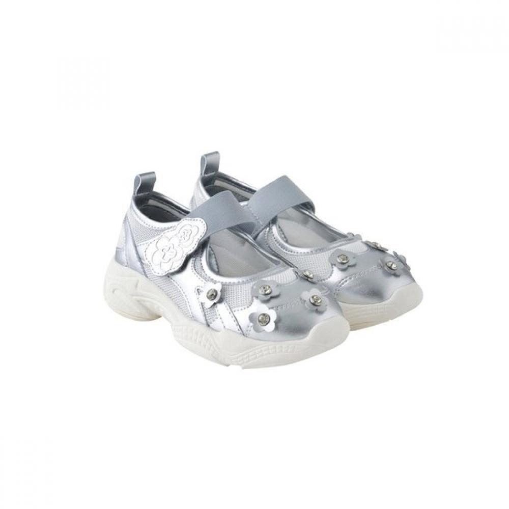 

Tailscoop Little Ground Flower Patch Mesh Sandal 76314 821 01 WHITE/170