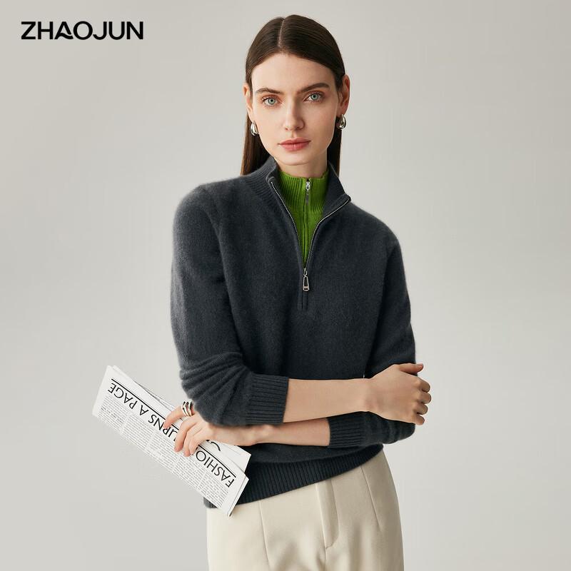 Женский кашемировый свитер Zhaojun, имитация двойки M