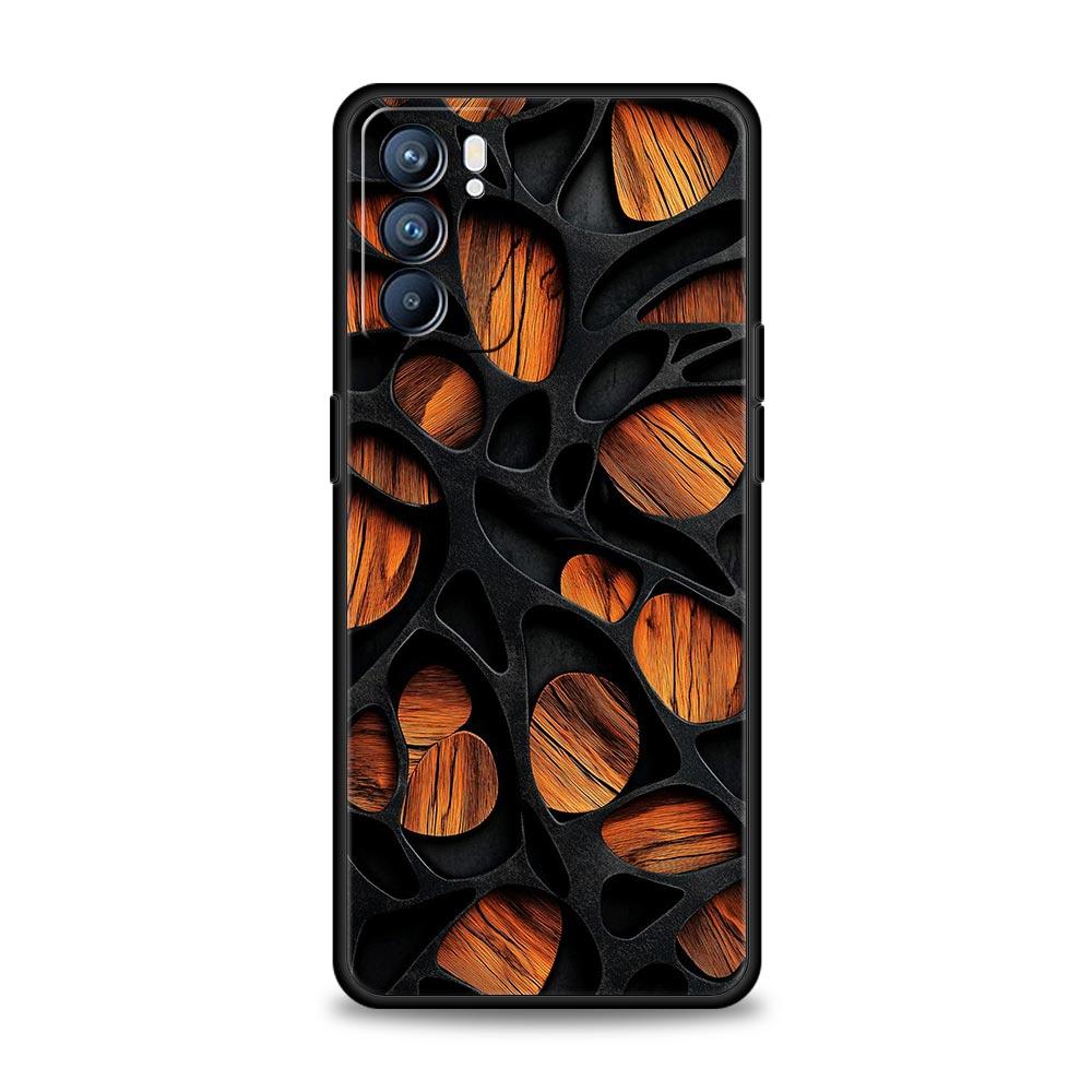 Folds Texture Phone Case For Oppo Reno 13 12 11 10 7 F Find X5 X6 A98 A80 A79 A78 A57 A54 A31 A17 Pro 5G Soft TPU Cover Fundas