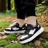 Little White Shoes School White Shoes Children's Sports Shoes Boys Leather Waterproof Primary School Board Shoes Girls Casual Shoes