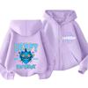 Kpop Demon Hunters Zip Up Sweatshirts Hoodie Coat Children Clothes Kid Girl Boy Sweatshirt Y2k Hoody Baby Casual Top