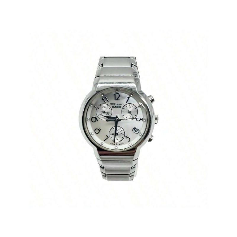 

Casio Sheen Women s Quartz Watch with Pearl Dial and Steel Band, SHN-5001SP-7A белый