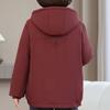 Plus Size XL-6XL Middle Age Women's Down Jackets Winter Parkas Hooded Elegant Loose Thick Warm Down Coats Woman Outerwears