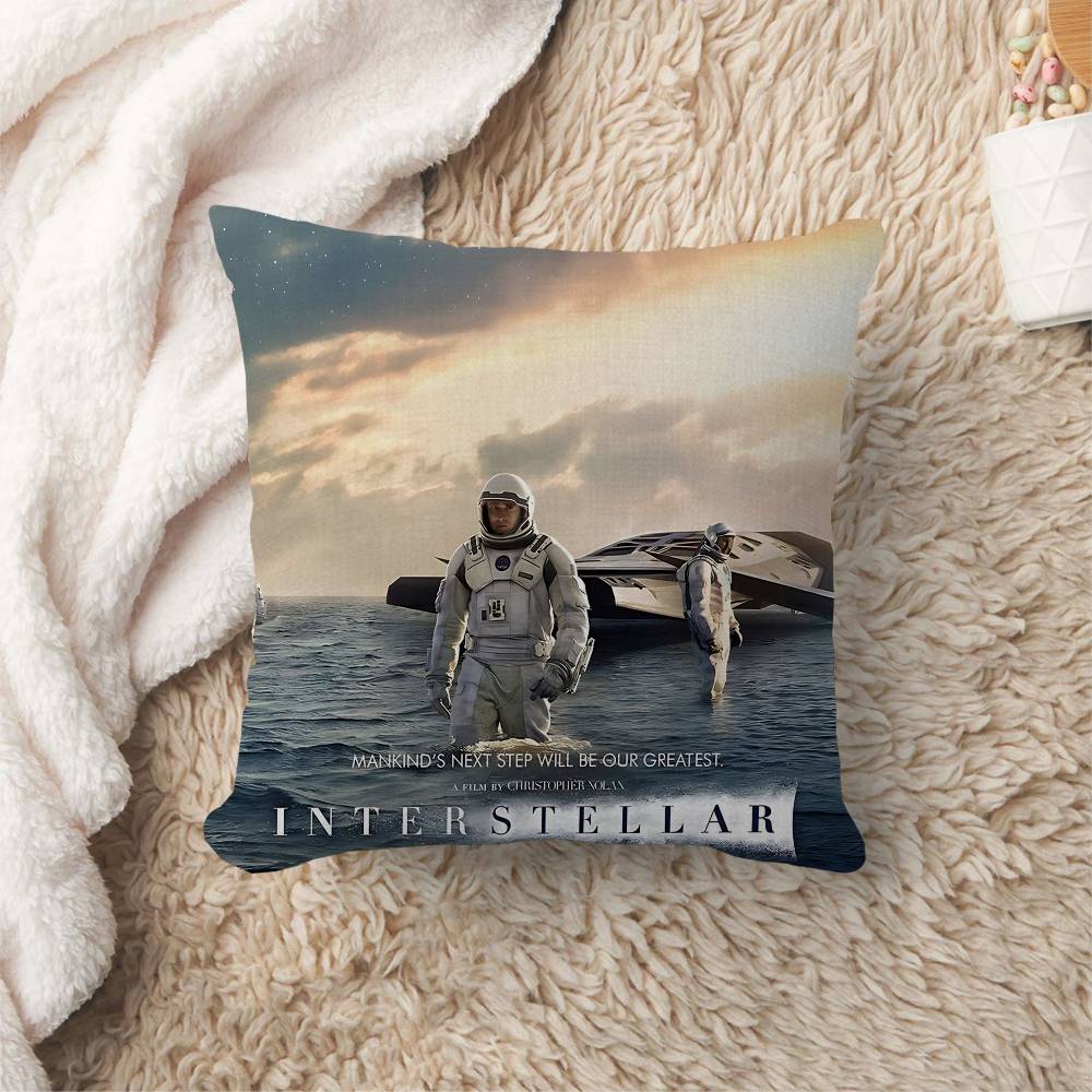 Hot Movie Interstellar Personalized Pillow Cover Kids Bedroom Wild Party Decor Pillowcase Kid Birthday Shower Gift