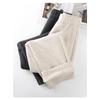 Women S High Waist Wide Leg Casual Pants Soft Thickened Straight Trousers