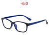 -1.0-1.5-2.0-2.5-3.0-3.5-4.0-5.0 To-6.0  Finished Myopia Glasses Men Women Square Prescription Short Sight Eyeglasses Students