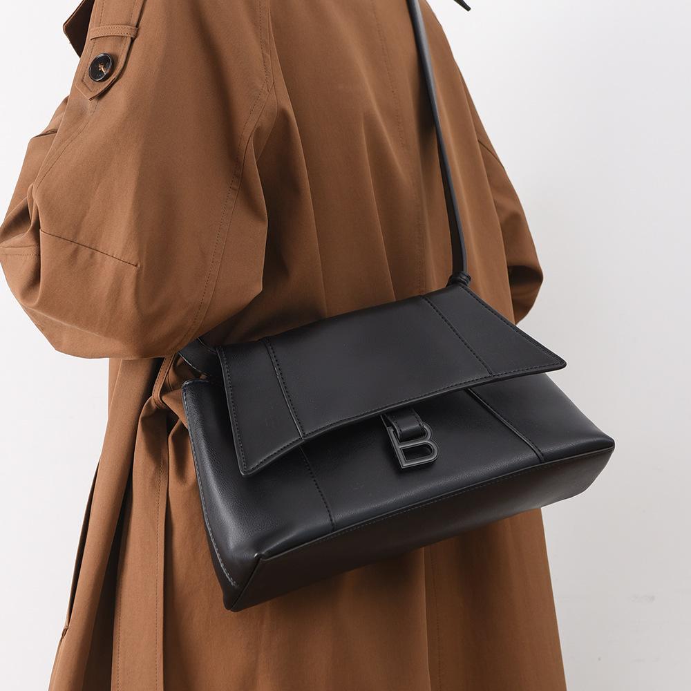 Schultertasche, Sanduhr-Tasche, Modische und Schlichte Tasche, Hochwertige Damen-Tasche für den Weg zur Arbeit, Achseltasche