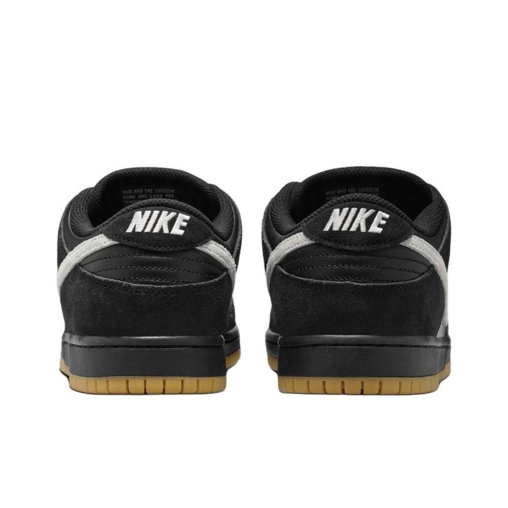 Nike Dunk Low Pro SB Schwarz Weiß Gummi Unisex Sneaker Gummi-Hellbraun HF3704-003