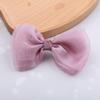 Korean Princess Pearl Bow Hair Clip for Girls - Fashionable Yarn DIY Headwear