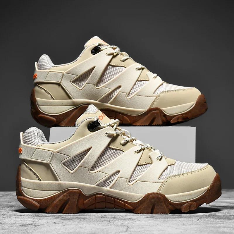 Fashion New Men Anti Slip Wear Resistant Climbing Shoes Forest Training Breath Travel Shoes for Men Outdoor Casual Sneakers Size 39-48