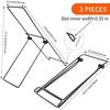 Garten Solarpanel Ständer 2er Pack Solarpanel Halter Stahlpanel Mobiler Ständer Solarpanel Halterung Leichtgewicht Für Außen