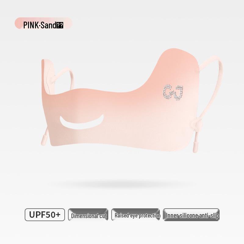 Seamless Butterfly Mask: Women's 24x Sun Protection with Breathable Ice Silk & UV Shield for Eye Corners & Nose