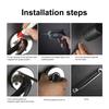 1 Set Shower Handrail Space Saving Strong Load-bearing Anti Slip Rustproof Good Grip Towel Rack Stainless Steel Handicap Elderly Senior
