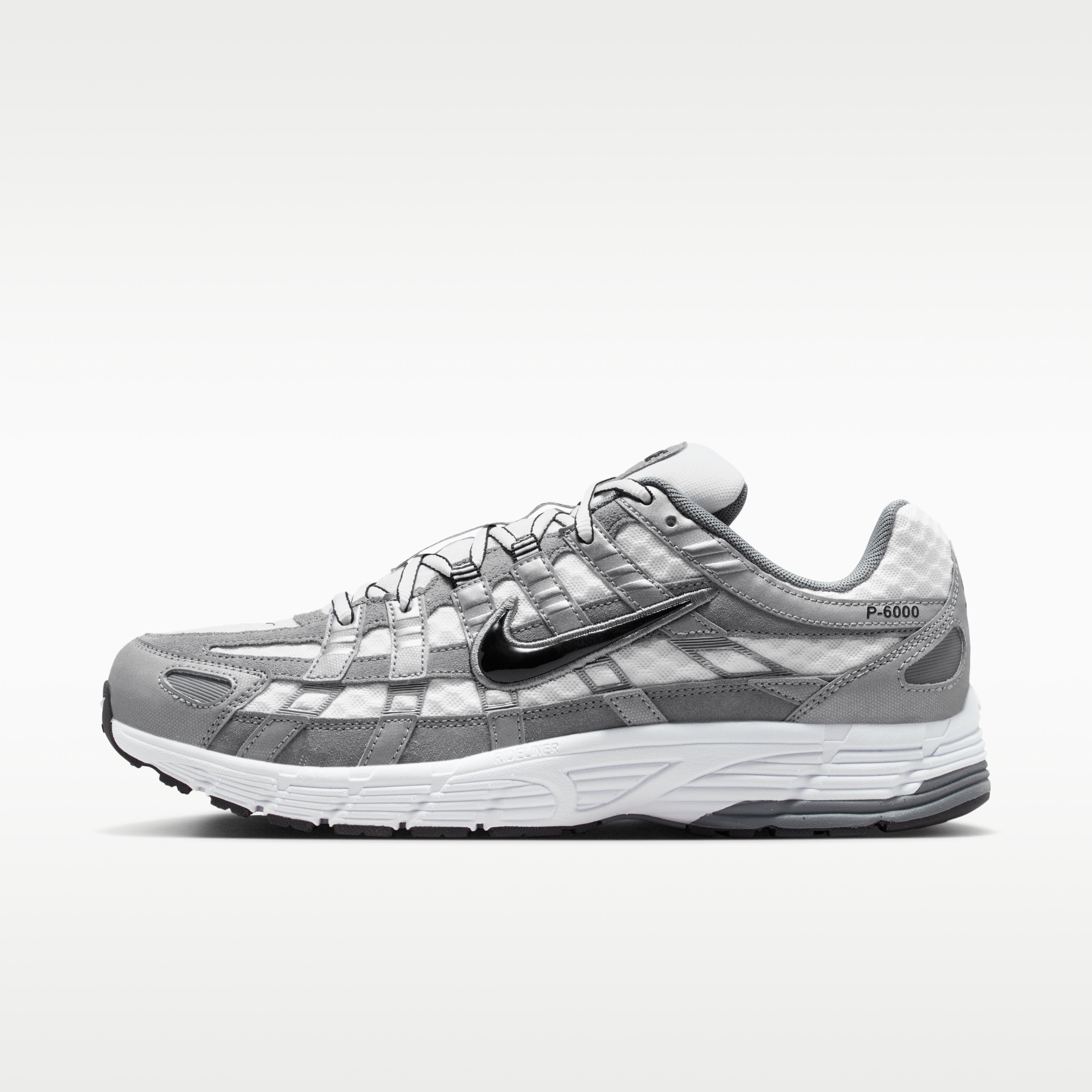 Nike P-6000 White Metallic Cool Grey Black 39
