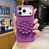 Liquid Silicone 16pro Mobile Phone Case Suction Cup Holder Iphone17 Mobile Phone Case Apple 17pro Portable Protective Case