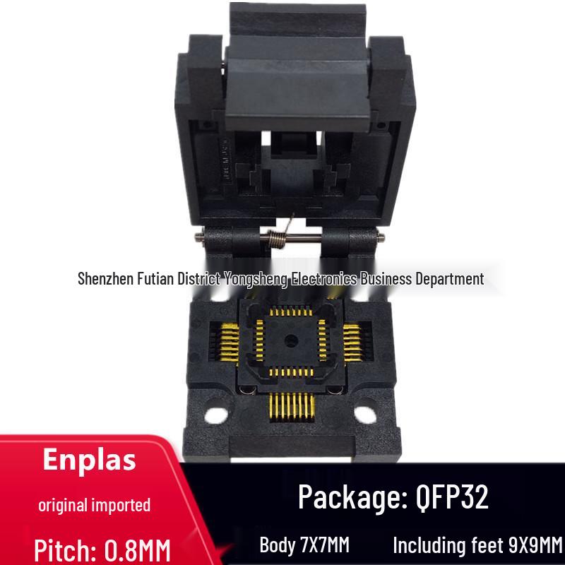 

QFP32/FPQ-32-0.8-01 Test, Programming & Burn-in Socket Adapter FPQ-32-0.8-01