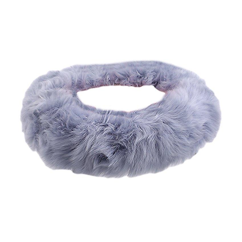 Anti-slip Woolen Covers Steering Wheel Cover 3Pcs Car-styling Winter Plush For Women Wool