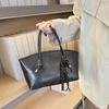 Women's Elegant Solid Color Hobo Shoulder Bag, Large Capacity Crossbody Bag, Casual Versatile Daily Commute Bag