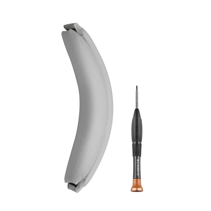 

Сменная подушка оголовья с отверткой для наушников QC35/35II Удобная подушка оголовья из протеиновой кожи белый