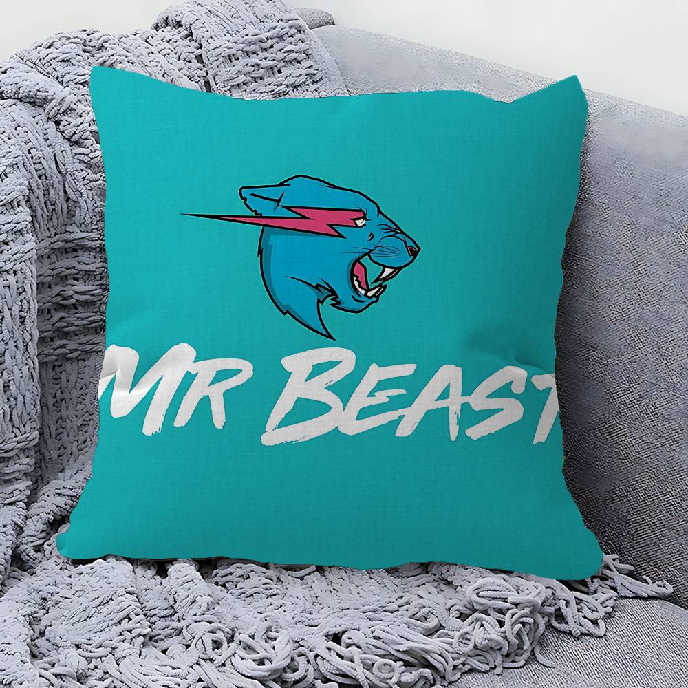 

Mr Gaming Beast Personalized Pillow Dust Cover Bedroom Kids Party Decoration Pillowcase Birthday Children Gift 26x26Inch