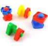 4pcs Bird Intellective Toys Nuts and Bolts for Parrot Parakeet Cockatiel Conure Macaw African Grey Cockatoo Budgie Lovebird Canary Cage Part