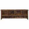 Wall mounted nightstand smoked oak 75 x 16 x 26 cm