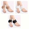 Heel Gel Anti-dry Crack Protective Socks, Sole Anti-foot Crack Socks for Men and Women, Half Size Heel Sticker Soft Glue Protection