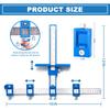 Cabinet Hardware Jig, Cabinet Hardware Template Tool-Adjustable Drill Guide for Fast and Accurate Installation