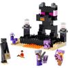 Lego minecraft 21242 l’arène de l’end, jouet avec lave, figurine dragon de l'ender et enderman