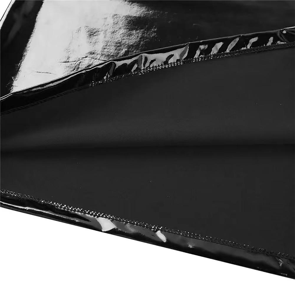 1pcs Men Top Black/Red Clubwear Costume Faux Leather Mens