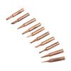 Accessories Soldering Tip 10pc Set 200 480 Pure Iron Solder Tip Useful 900M-T Copper Diamagnetic Head Soldering
