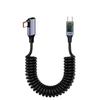 Elbow 100W Digital Display Spring Fast Charging Cable Super Fast Charging Data Cable Digital Display