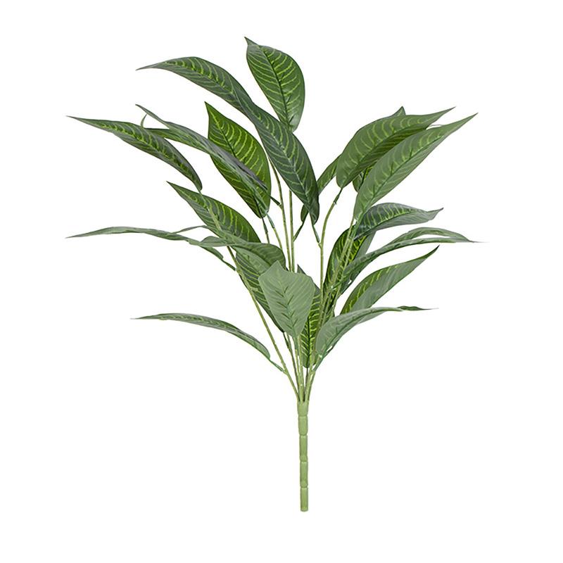 

1 шт. 26 листьев Домашний декор Тропическое дерево Реалистичные пластиковые листья Большие 70 см Искусственные растения магнолии Лист зебры