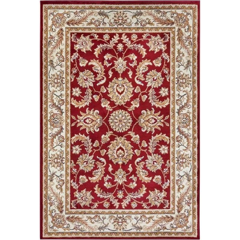 Oriental Classic Rug Floral Motifs Bedroom Dining Room Living Room Hallway Balcony Entrance Carpet Non-slip Cream Blue Mat Decor