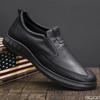 Fashion Summer Men's Loafers Middle Aged Elderly Business Flats Trendy Minimalist Leather Shoes Fashion Comfortable Male Shoes Homme
