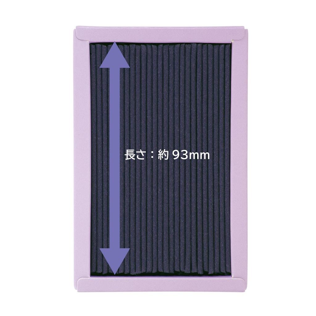 Kameyama Hanageshiki Lavender Scent Mini Incense 170 Low Smoke Sticks, Approx. 50g, Approx. Sticks,