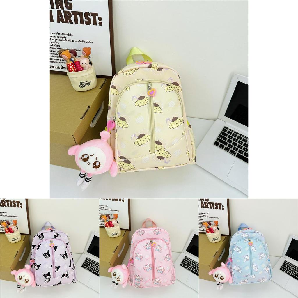 New Cartoon Canvas Backpack For Kids Outdoor Travel Sweet Style 20-35l Capacity Girls