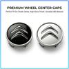 4Pcs 60MM Anti-Rust Rim Emblem Decals Scratch-Proof Car Wheel Center Cover For Citroen C1 C2 C3 C4 C5 C6 C8 C4L DS3 DS4 DS5LS DS6 Accessories
